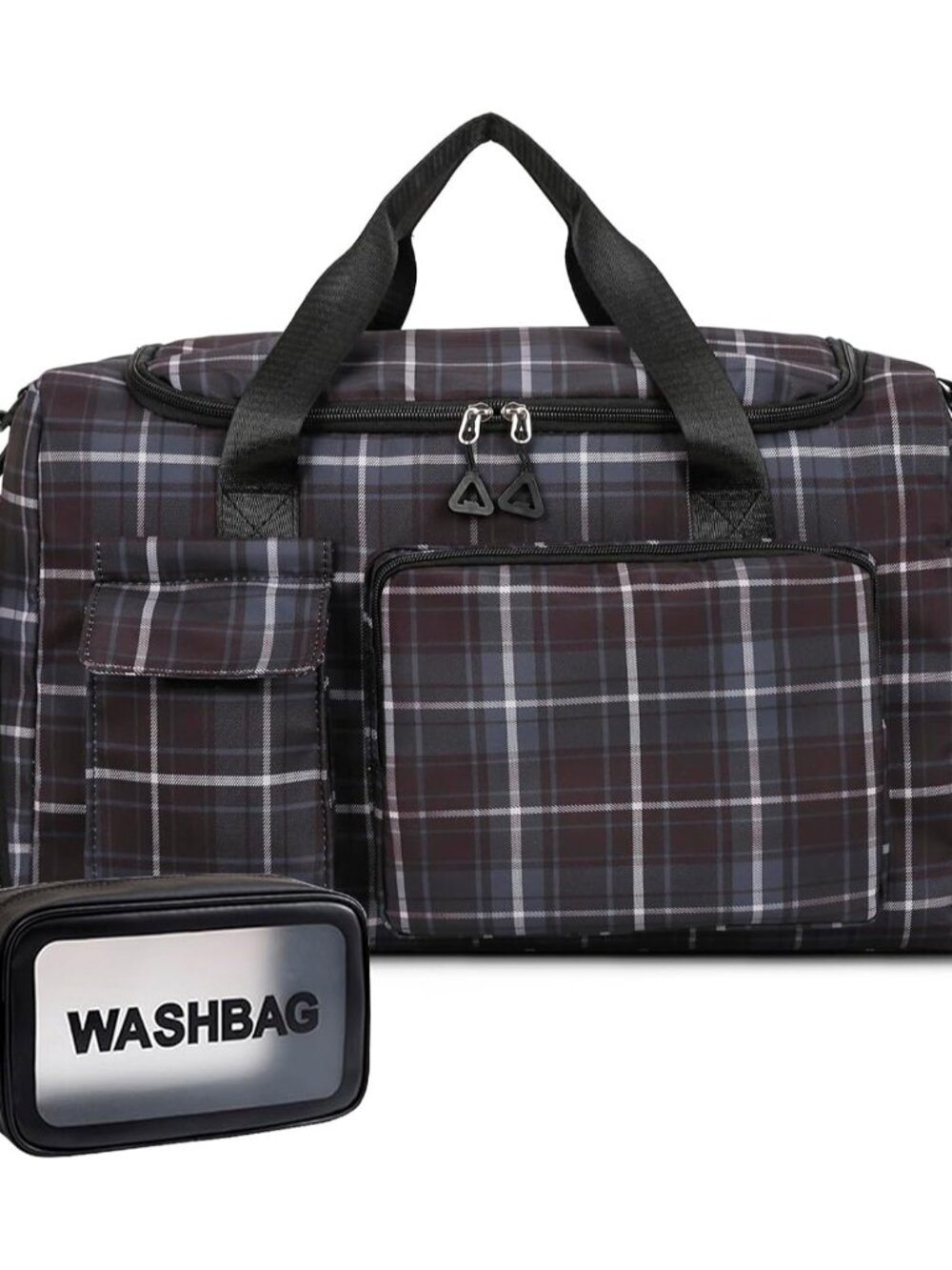 Small Gym Bag for Women, Travel Duffle Bag Carry On Weekender Bag with Shoe Comp
